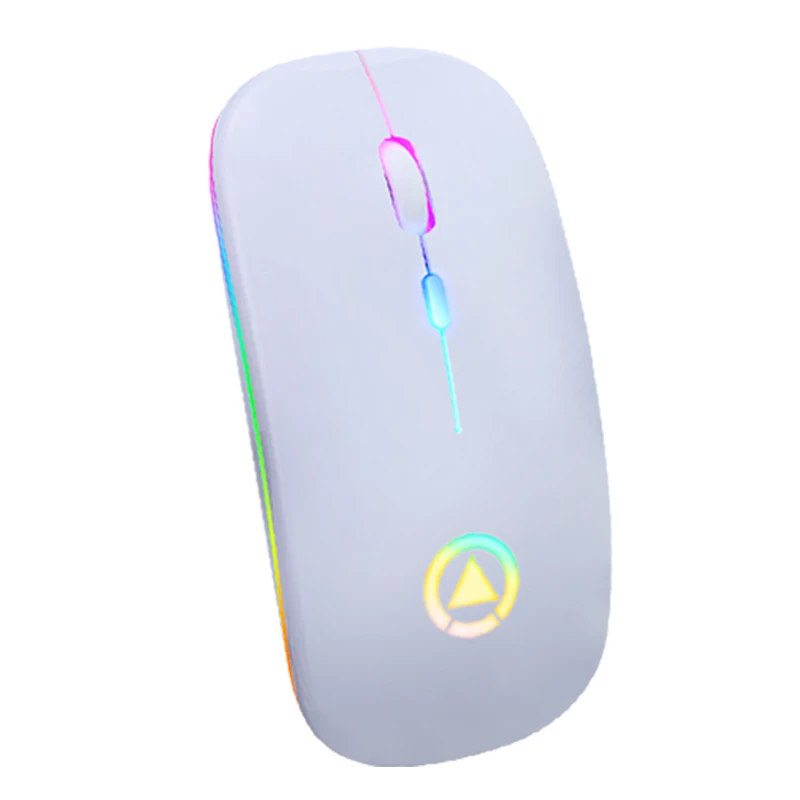 

Wireless Mouse 2.4G Ergonomic Rechargeable Mice for PC/Laptop/Macbook USB