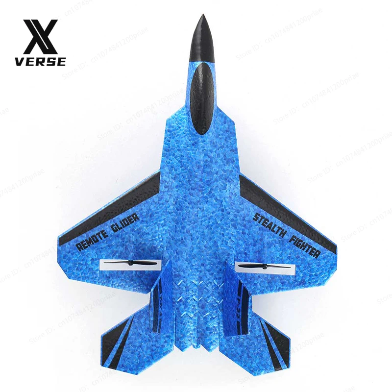 RC Plane F22 Camouflage Gray Glider 2.4G Remote Radio Control Airplanes SU-35 EPP Foam Aircraft SU-57 Toys for Children