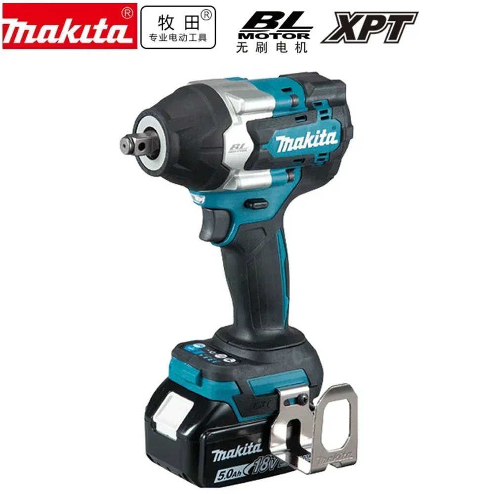 

【Can Open Truck Tires】 Makita Tool DTW700 1800N.m High Torque Electric Impact Wrench 1/2 Inch Compatible With Makita Battery