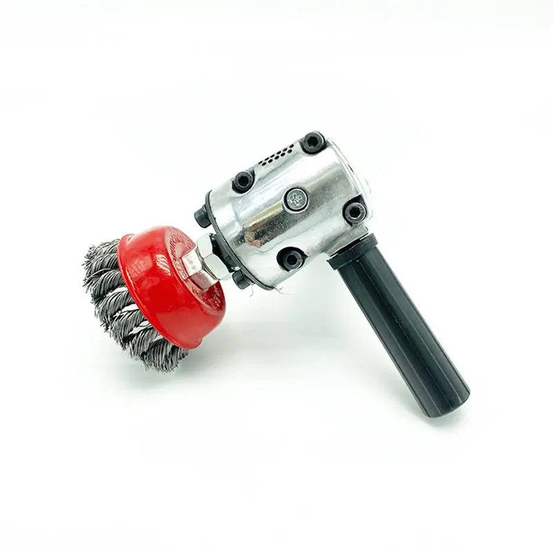 -9000 Pneumatic Wire Brush 75Mm Cup Brush 11000 RPM Rust-Removing Heavy-Duty Anti-Rust Tool-AT36