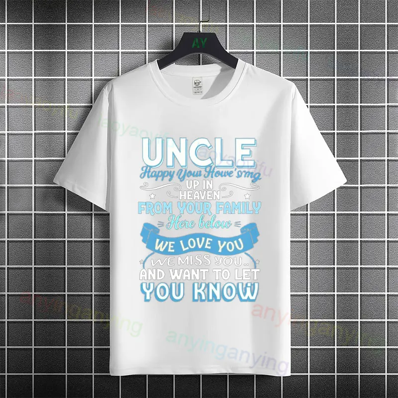 Modisches, lässiges Herren-T-Shirt mit „Someone's Cool-Ass Uncle“-Aufdruck, 100 % Baumwolle, kurzärmelig, Rundhals-T-Shirt, Herrenbekleidung