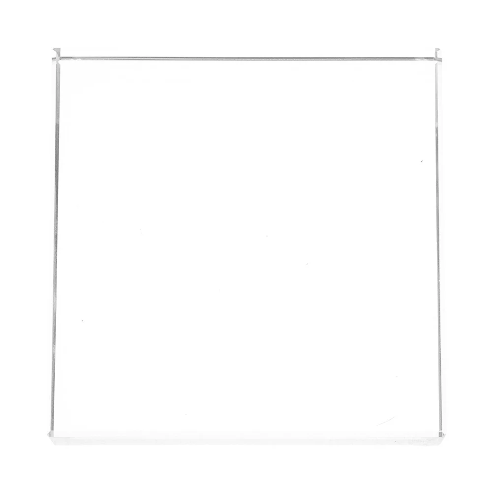 

Clear Crystal Square Paperweight Transparent Decorative Desk Display Block Smooth Calligraphy Paperweight Elegant Office Home