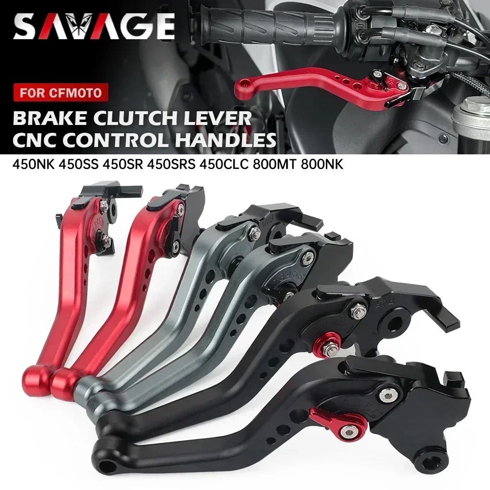 

Short Brake Clutch Levers For CFMOTO 450SR 450SS 450SRS 450 SRS NK 800 Motorcycle Accessories Adjustable Control Handles