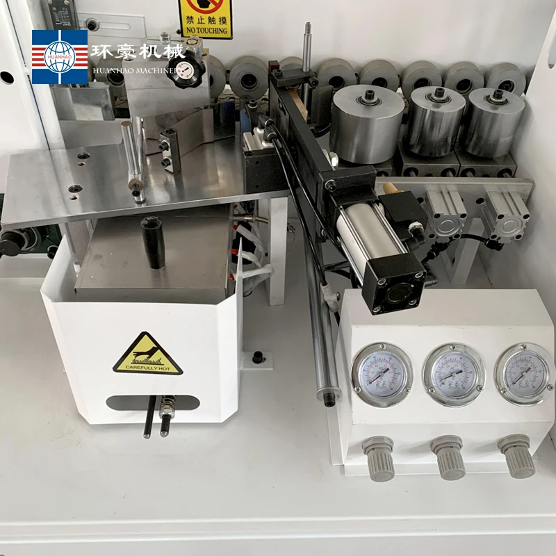 Hot Sell Automatic Edge Bander 5 Functions Pvc Edge Banding Machine With Trimmer Woodworking Price Auto Edgebander Machinery