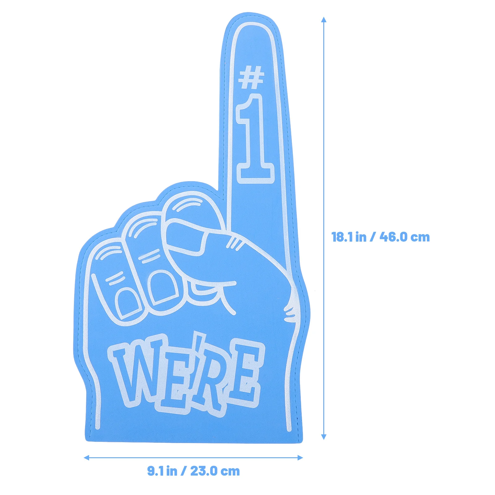 6 szt. Piankowe palce w dużym opakowaniu, jaskrawe kolory, lekkie rekwizyty dla cheerleaderek na imprezy sportowe, upominki na przyjęcia, zabawne akcesoria na uroczystości.