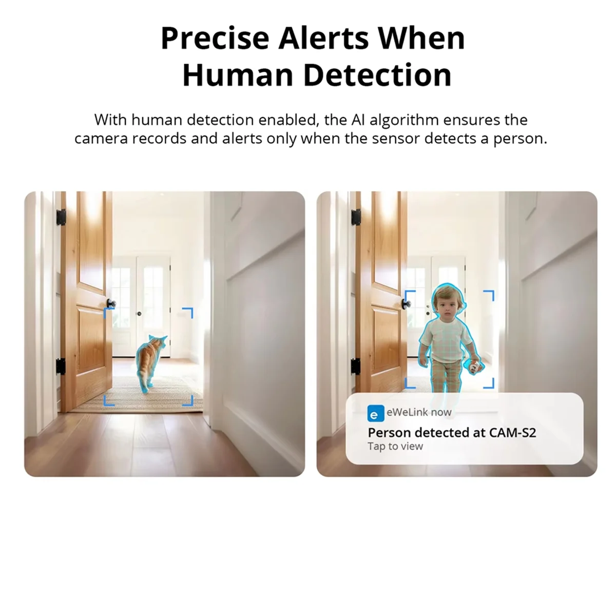 

(BAAY) Умная камера видеонаблюдения CAM Slim Gen2 WiFi 1080P HD с функцией обнаружения движения и ночным видением, совместимая с Alexa/Google Home