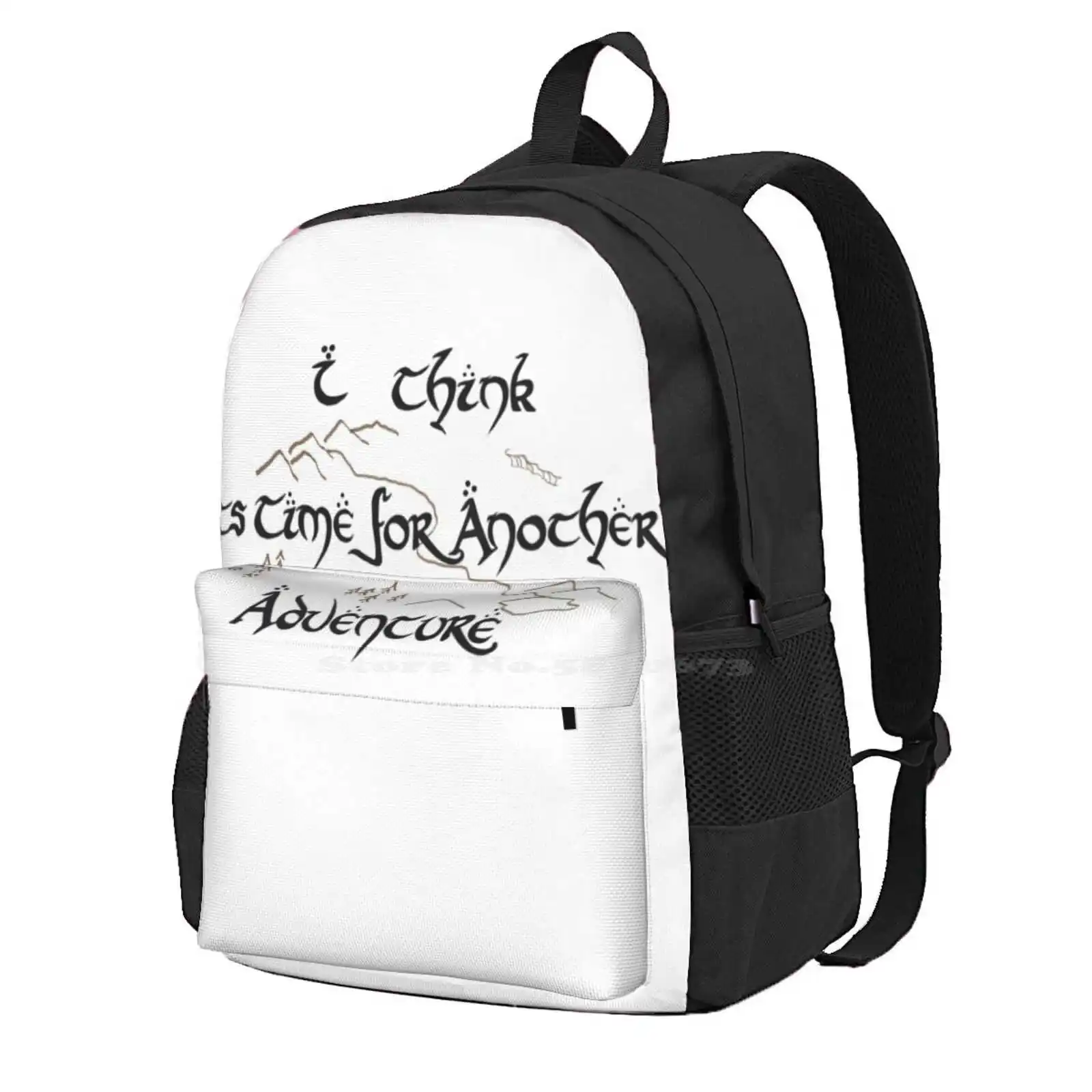 

Time For Another Adventure Hot Sale Schoolbag Backpack Fashion Bags I Think It S Time For Another Adventure Bilbo Baggins Frodo