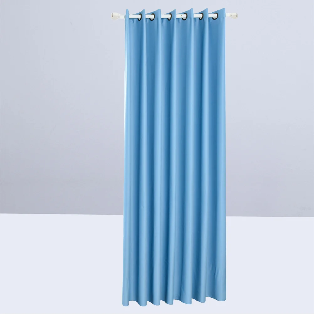 

1pcs Blackout Curtains Premium Polyester Thick Thermal Insulated Textured Darkening Window Curtains For Bedroom Bath 100X130Cm
