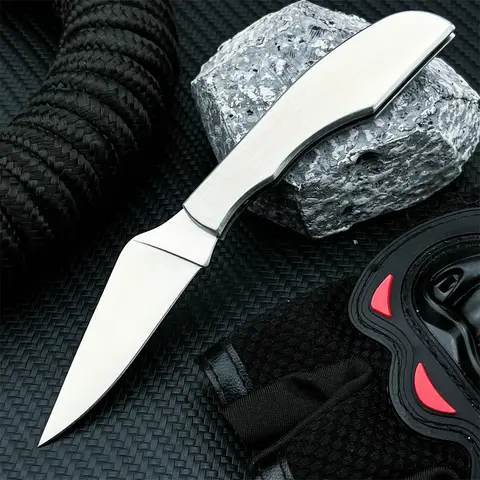 C137 Compact Folding Knife 440C Steel Blade 420 Steel Handle Everyday Carry Pocket Knife Ideal for Outdoor Fruit Cutting Camping