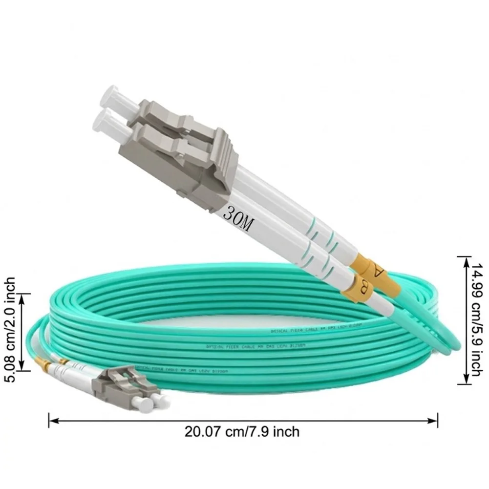1pc High-Performance LC To LC Fiber Patch Cable 10Gb Low Loss Fiber Patch Cable For Data Centers Local Area Networks