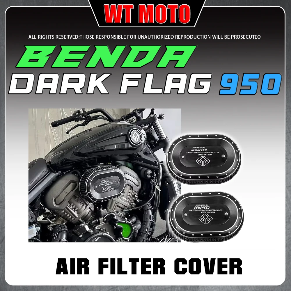 

FOR BENDA Dark Flag 950 V4 Engine Air Cleaner Cover Decorative Outer Cap Non-destructive Parts