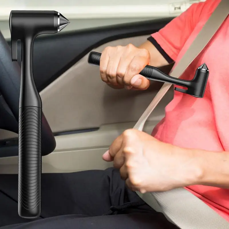 เครื่องมือทุบกระจกรถยนต์เครื่องอเนกประสงค์ตัดเข็มขัดนิรภัยรถยนต์