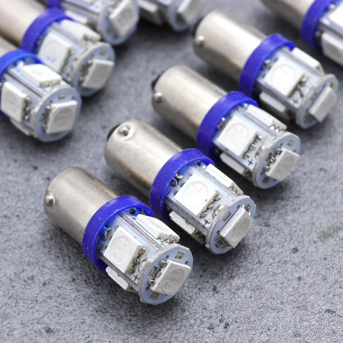 

10Pcs 5050 5 Smd LED Car Light Bulb Ba9s Auto Interior Reading Map Dome License Plate Long Lifespan