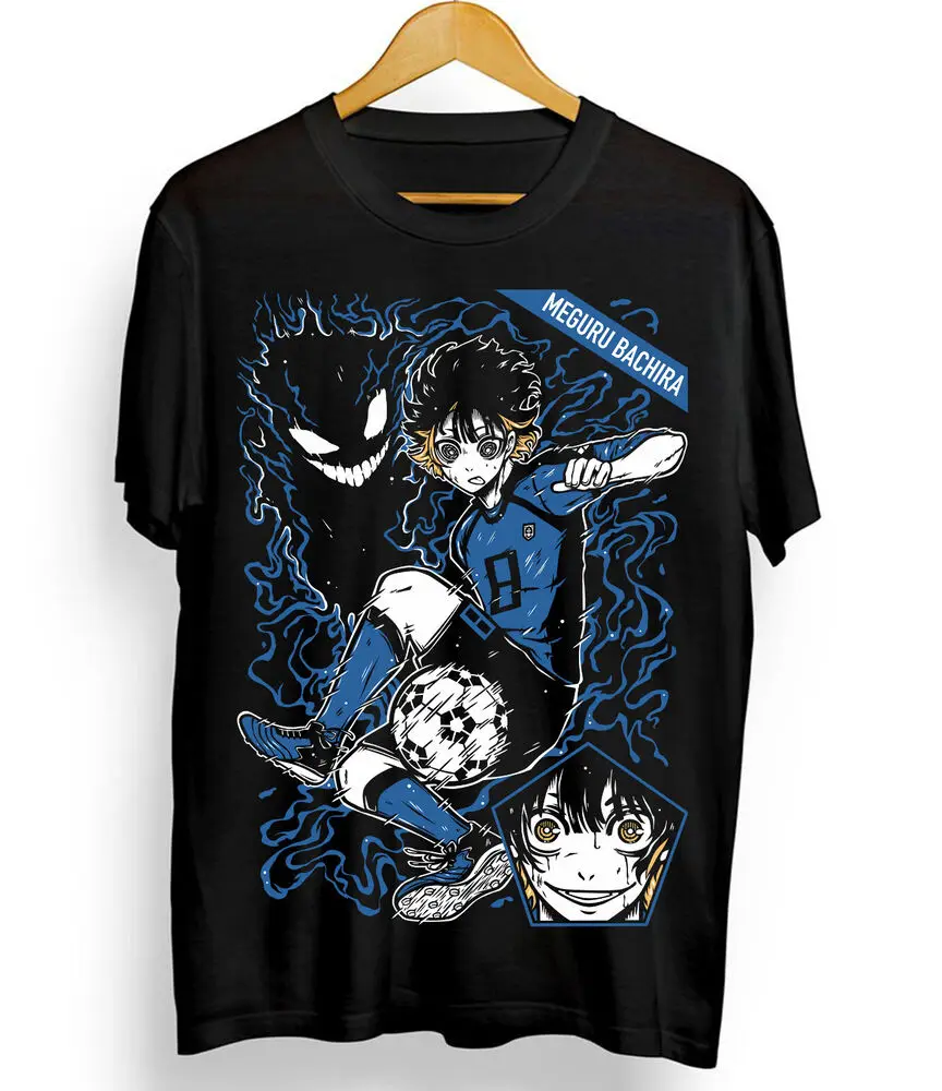 Meguru Bachira T-shirt Blue lock Kunigami,Rin Itoshi,Nagi Anime Manga All Size