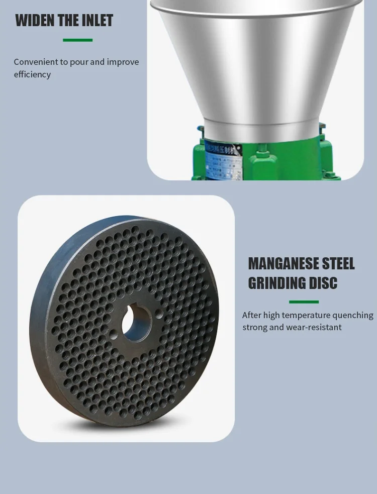 Mini Poultry Fish Animal Chicken Pig Food Feed Grain Crusher Pellet Mill Making Machine