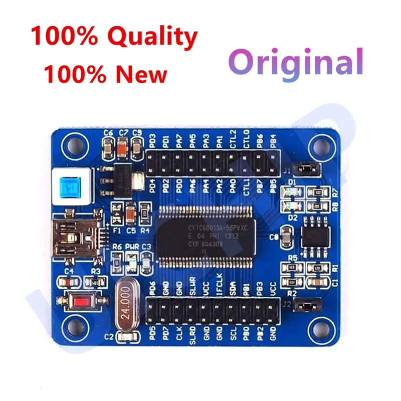 EZ-USB FX2LP CY7C68013A USB logic analyzer core board