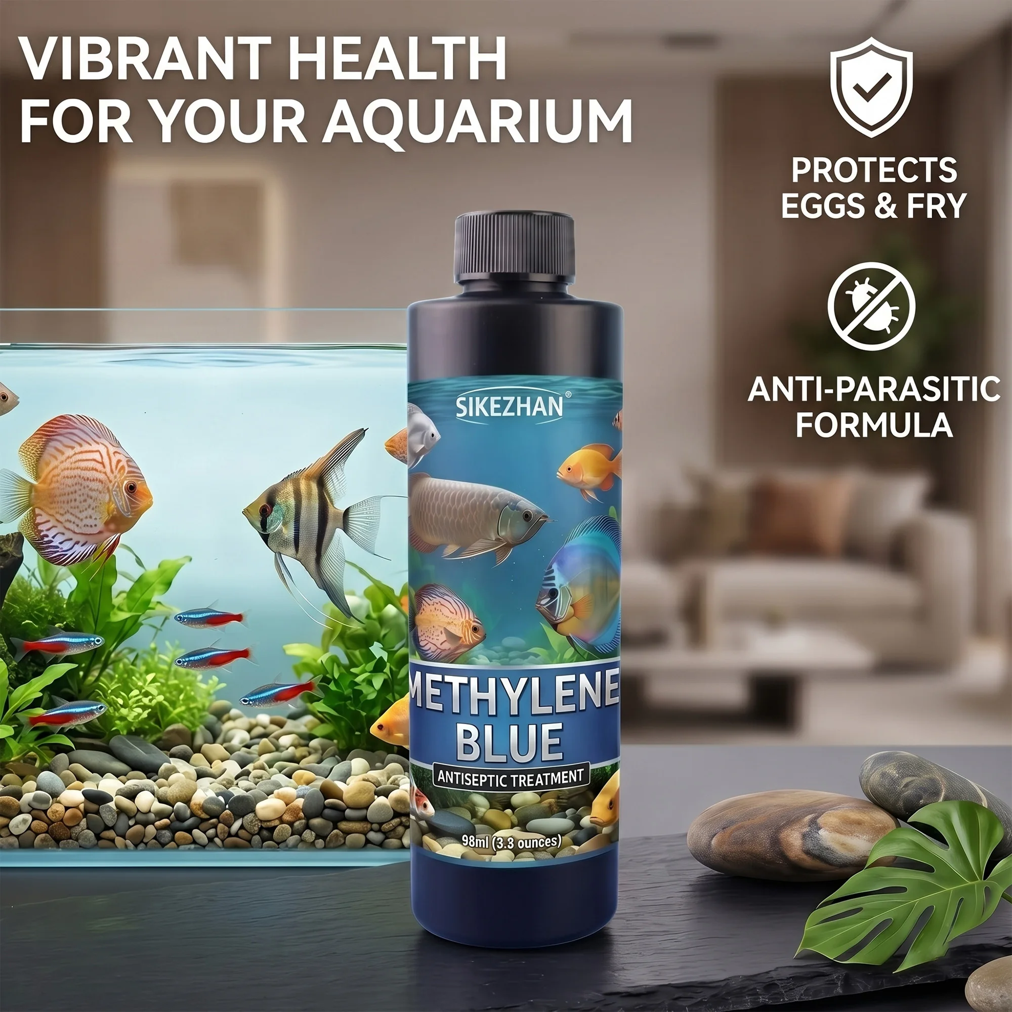 Aquarium Fish Discus - SIKEZHAN Pure Methylene Blue Solution Aquarium