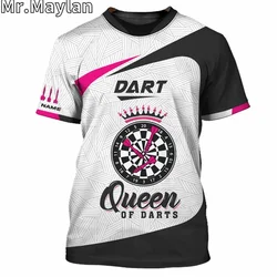 PERSONALIZED NAME LOVE DARTS 3D Printed T-shirts For Men Women Casual Streetwear T-shirt Oversized 5XL 6XL Boy Gift Clothes Top