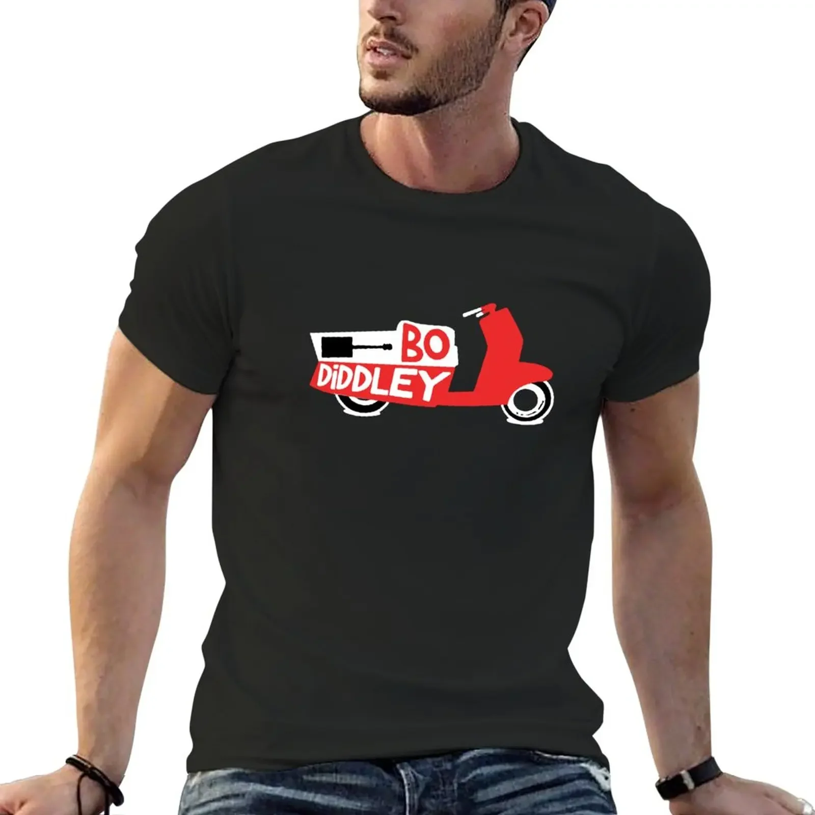 

New ENDING SOON BO DIDDLEY SCOOTER T-Shirt custom t shirts design your own sweat shirt black t shirt mens clothing