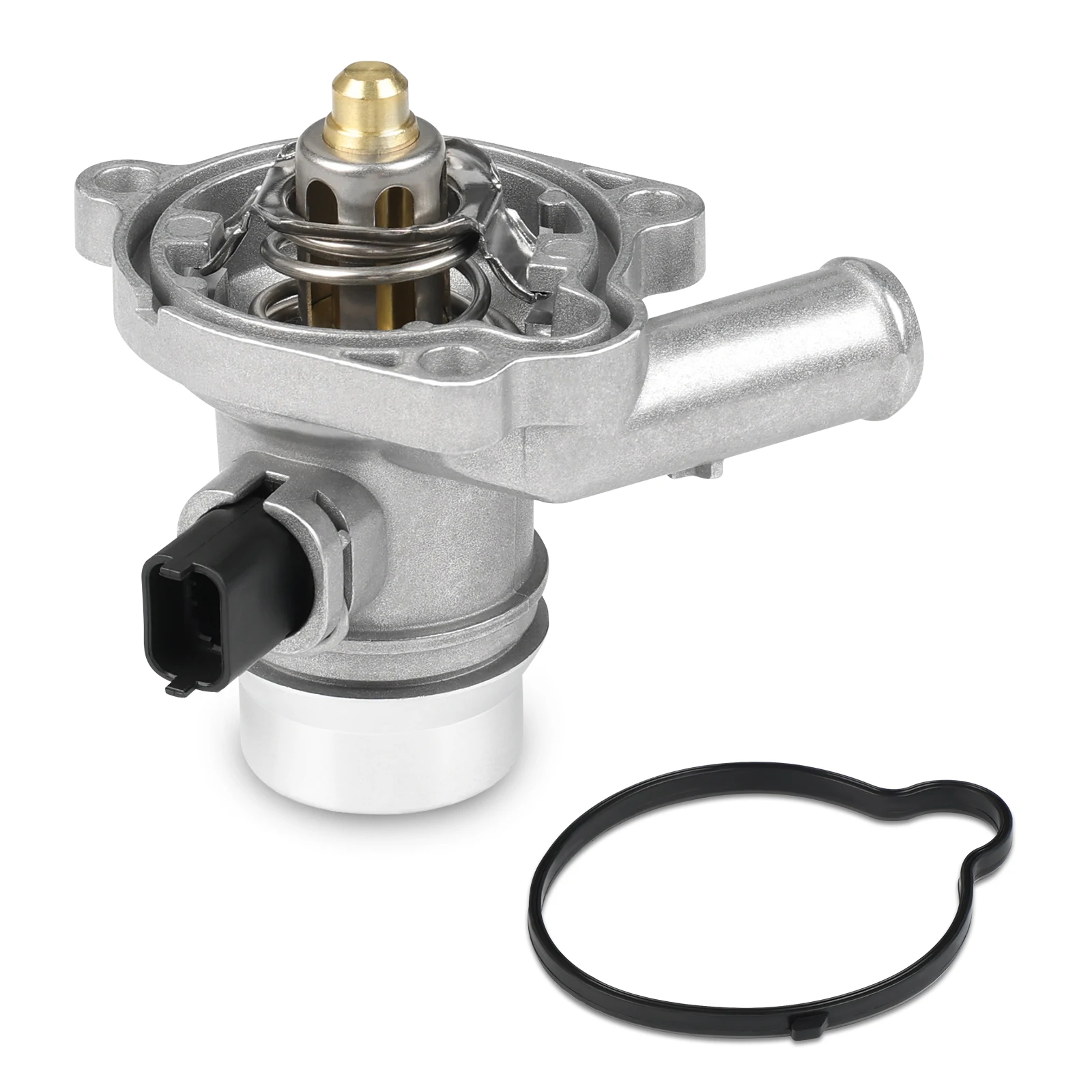

Aluminum Engine Coolant Thermostat Housing Assembly For Chevy Cruze 2011-2016 Trax Sonic Buick Encore 13-20 55565336 25200455