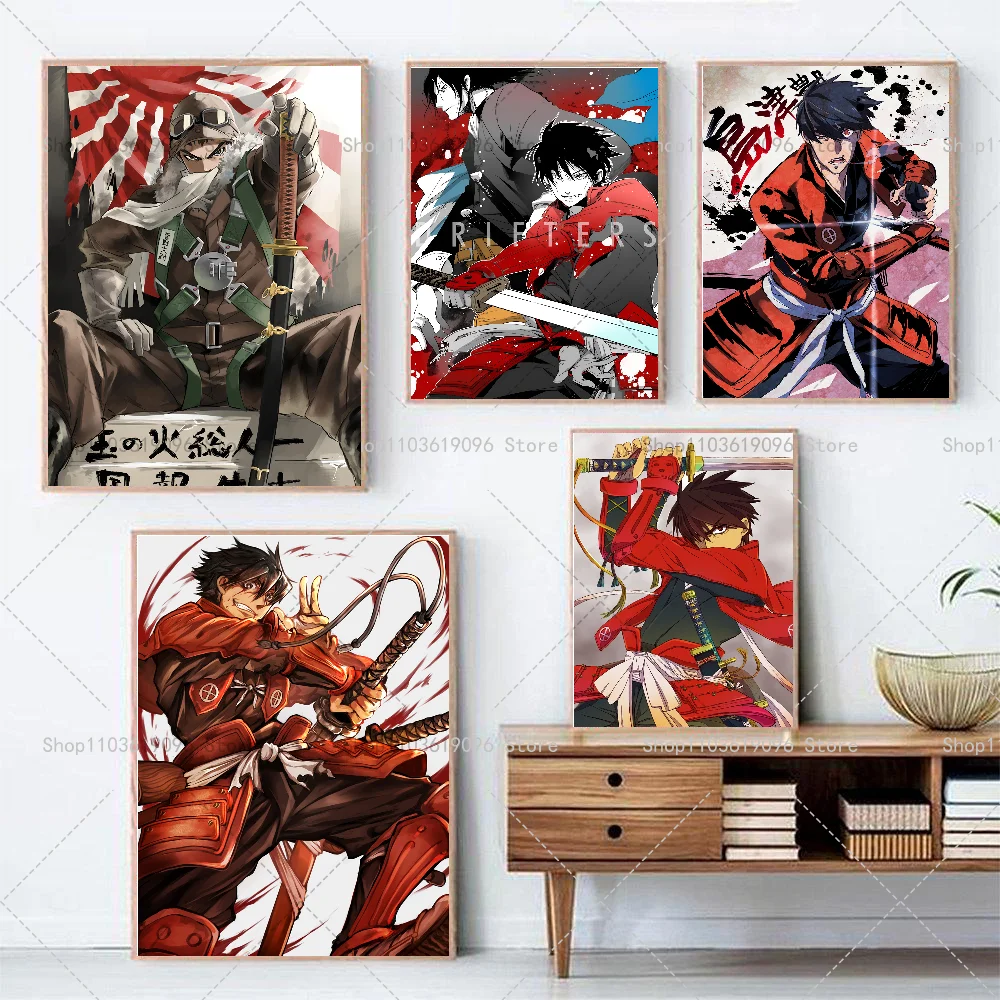 Anime DRIFTERS Poster Paper Print Home Bedroom Entrance Bar Cafe Art Painting Decoration