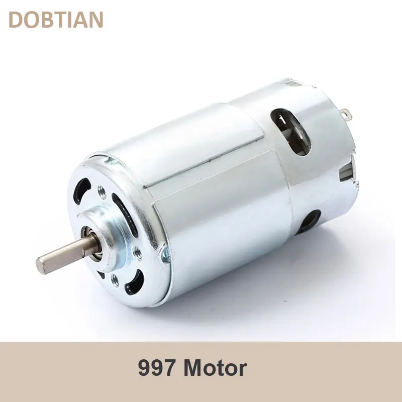 997 Powerful DC Motor Input Voltage DC12-36V High Speed Motor Silent Ball Bearing Motor