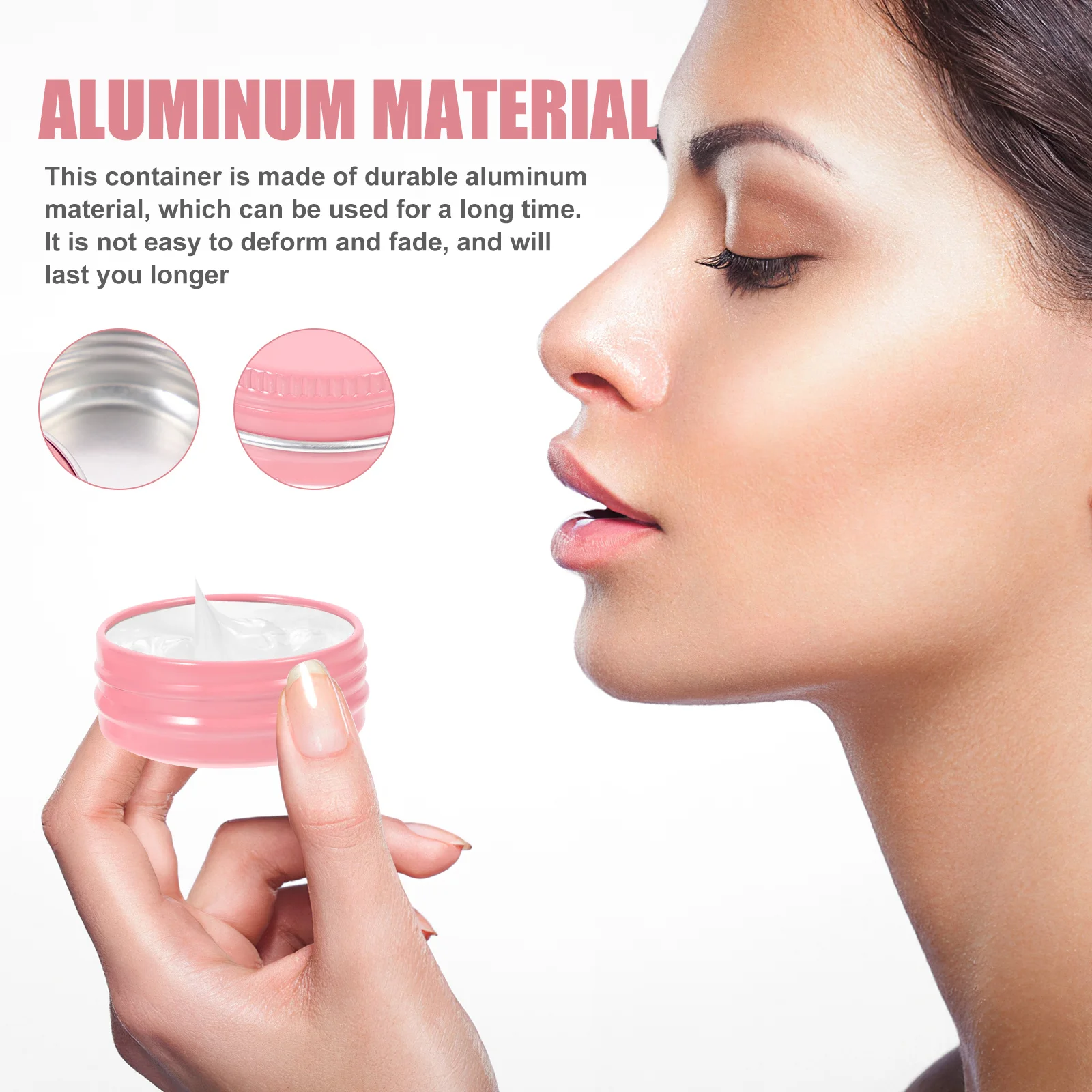 24개 알루미늄 틴 병 소형 빈 금속 틴 공예 제작용 화장품 보관용 원형 용기 재사용 가능 리필 가능