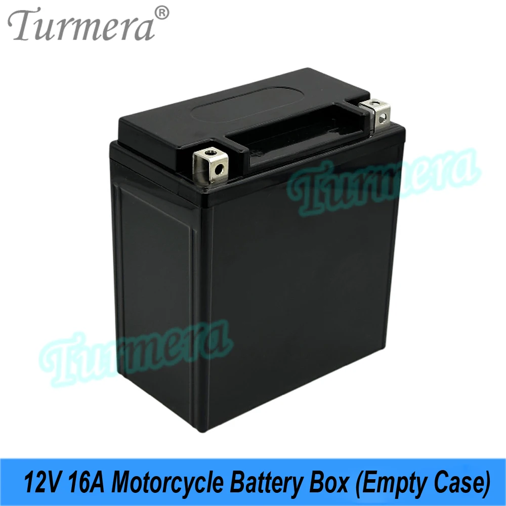 Turmera-Boîtier de batterie de moto, Lifepo4 ou batterie au lithium, utilisation au plomb, bricolage, remplacer AfricCase, 12V, 16A, 18650, 21700, 32700