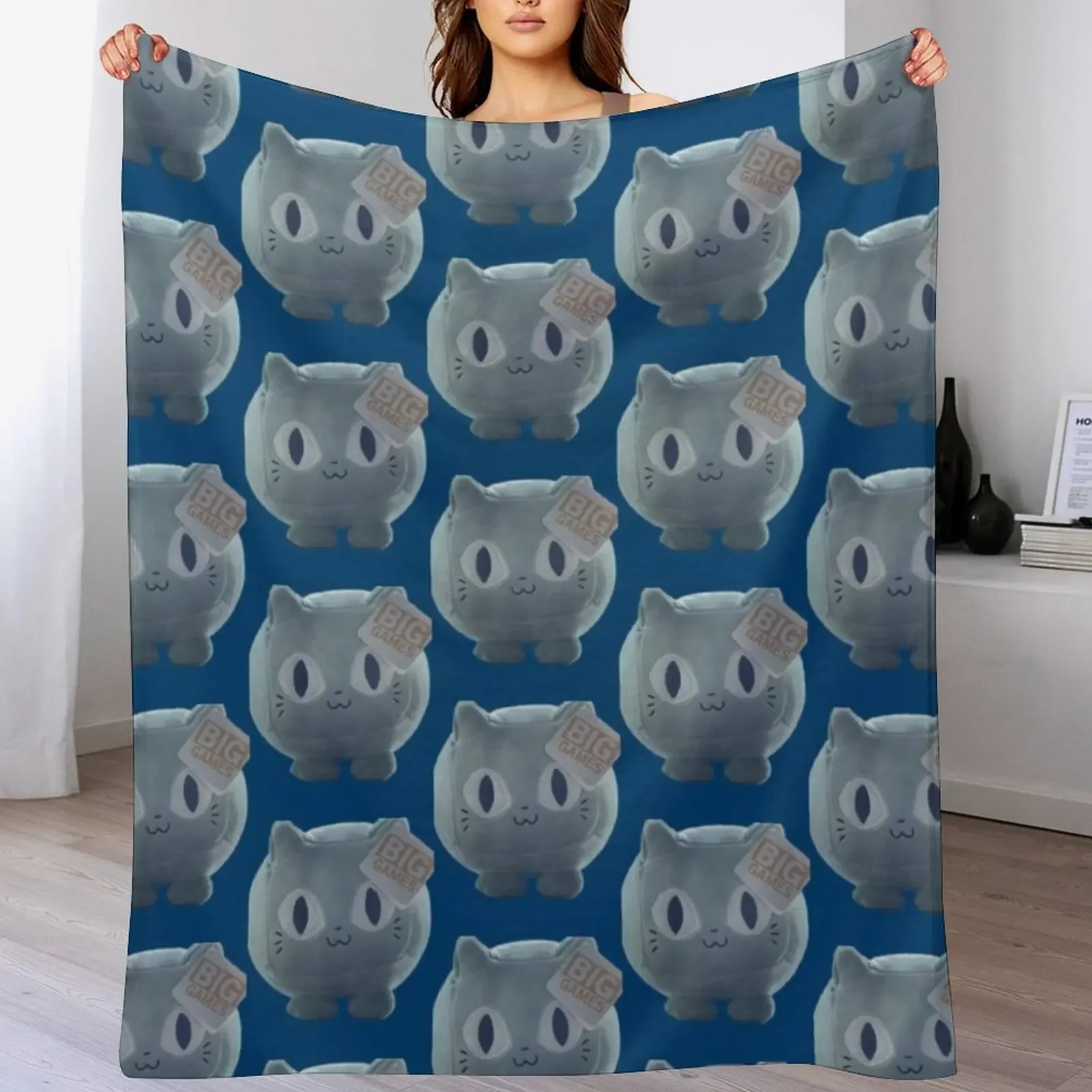 Pet simulator x code Throw Blanket Cozy Sofa Blanket for TV Watching Napping