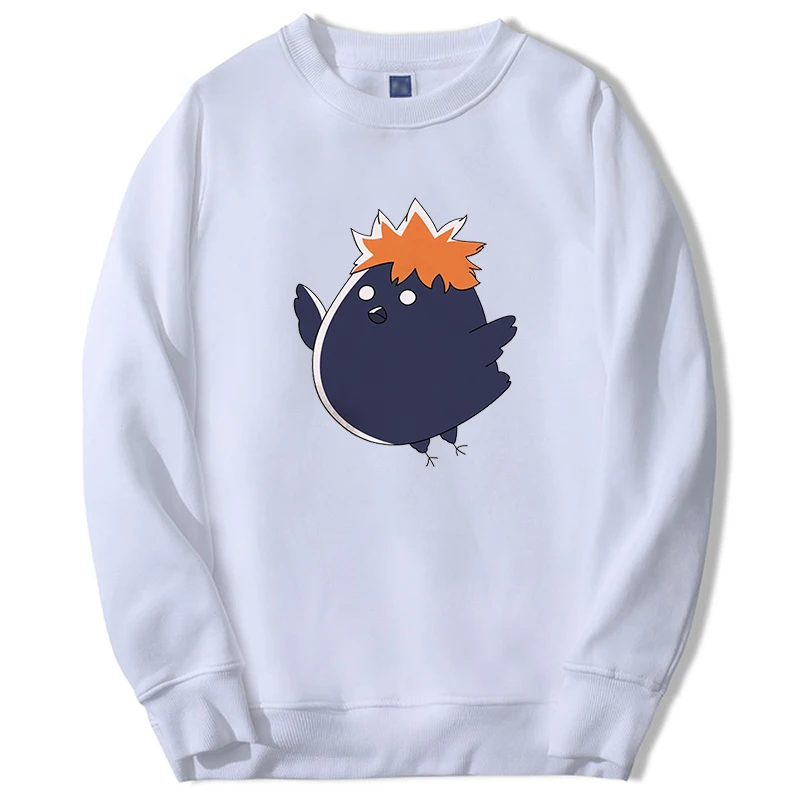 Funny Haikyuu Shoyo Hinata Sweatshirt Men Women New Anime Hoodie Casual Fashion Harajuku Streetwear Loose Crewneck 4XL Hoody