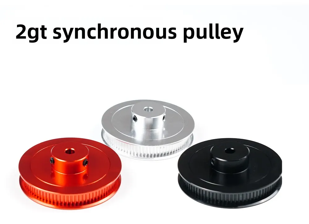 3D Printer Accessories 2GT Synchronous Belt Pulley 80-tooth Synchronous  Drive Pulley  Width 6m Synchronous Pulley