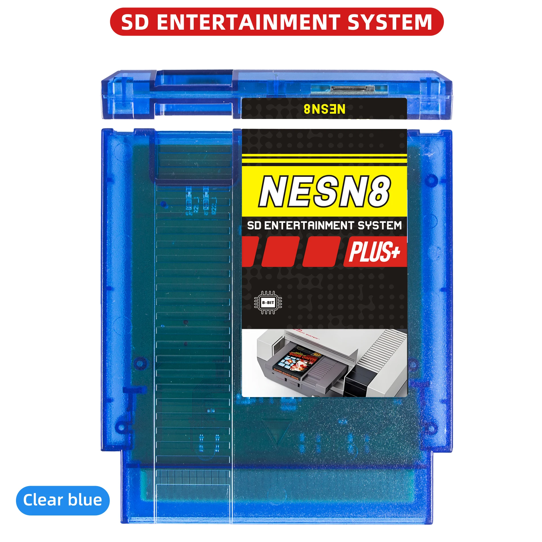 The Newest N8 Plus Pro 1000 in 1 N8 Remix Game Card For NES 8 Bit Video Game Console Game Cartridge