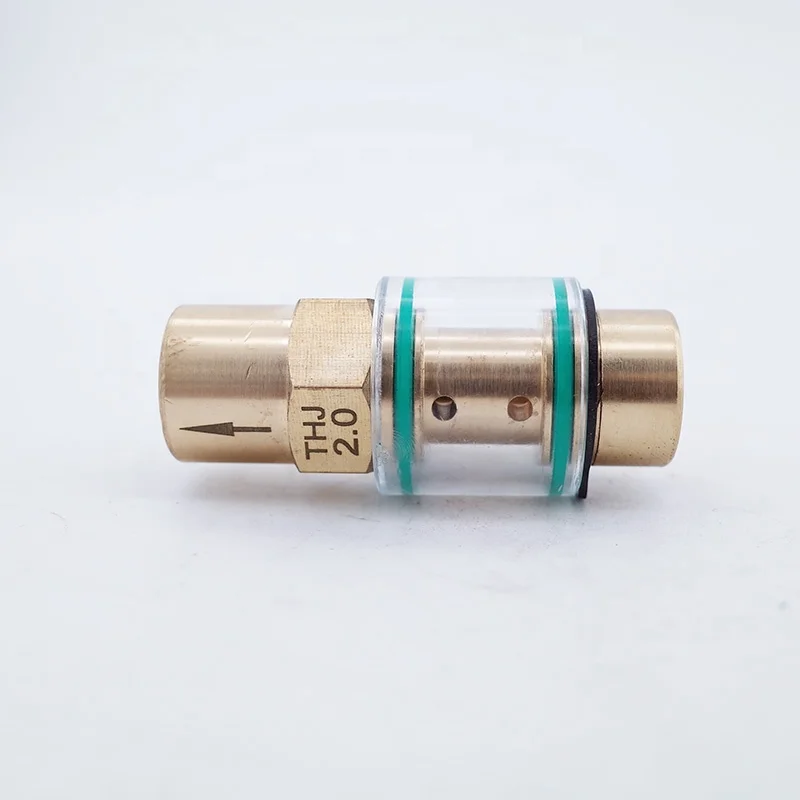 

Screw Air Compressor Oil Return Check Valve 15bar Hexagonal Oil Return Pipe Check Valve 1/8 1/4 Orifice 2.0mm Transparent Visual