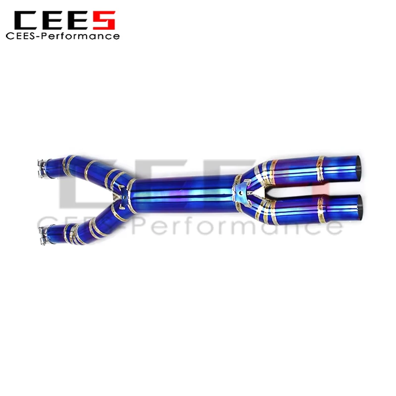 CEES X Pipe/Mid Pipe for Ferrari California V8 4.3L 2009-2014 Performance Weight Reduction Racing Exhaust Pipe System