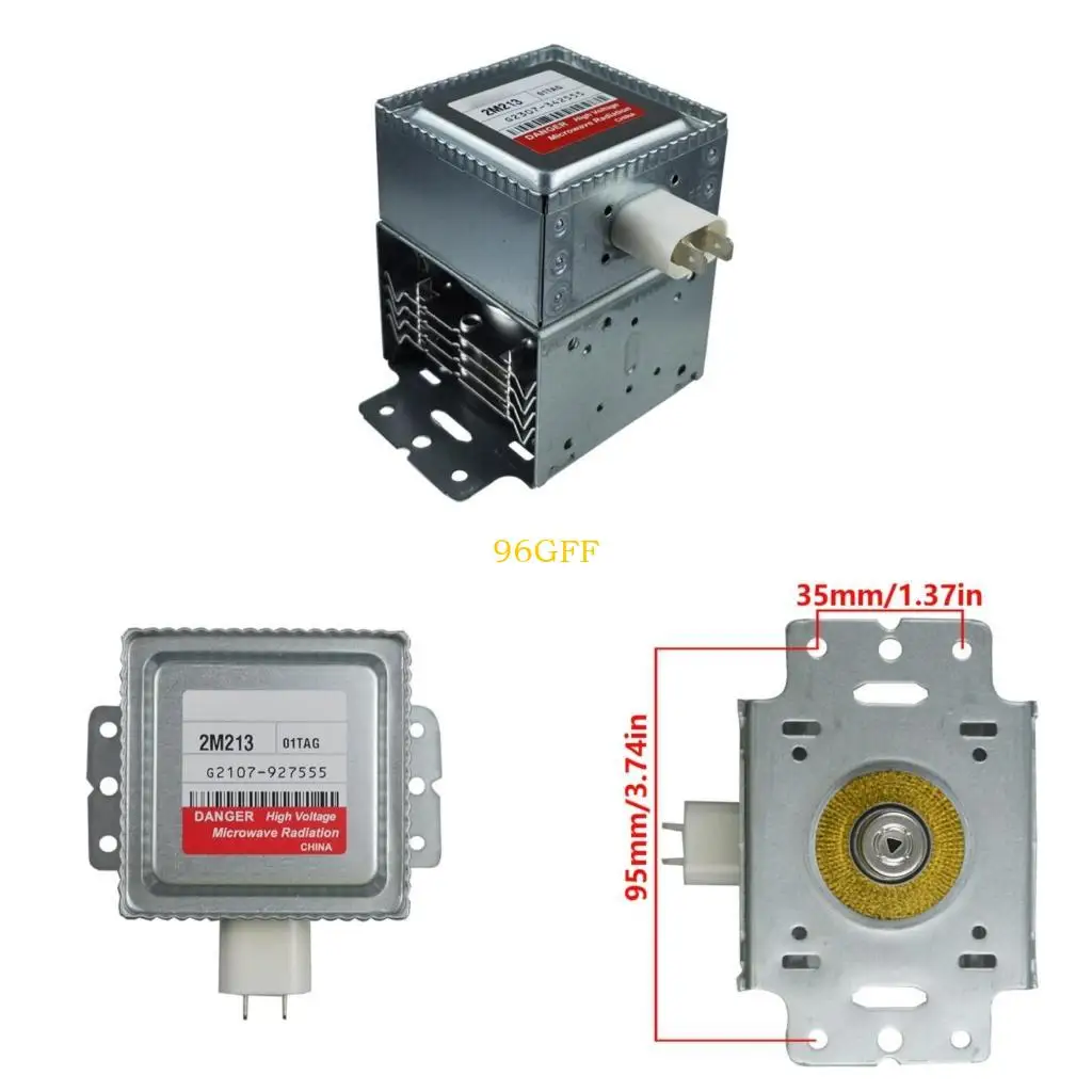 96GF 2M213 Magnetron microondas 500W Emisor microondas Textura metal para horno cocina
