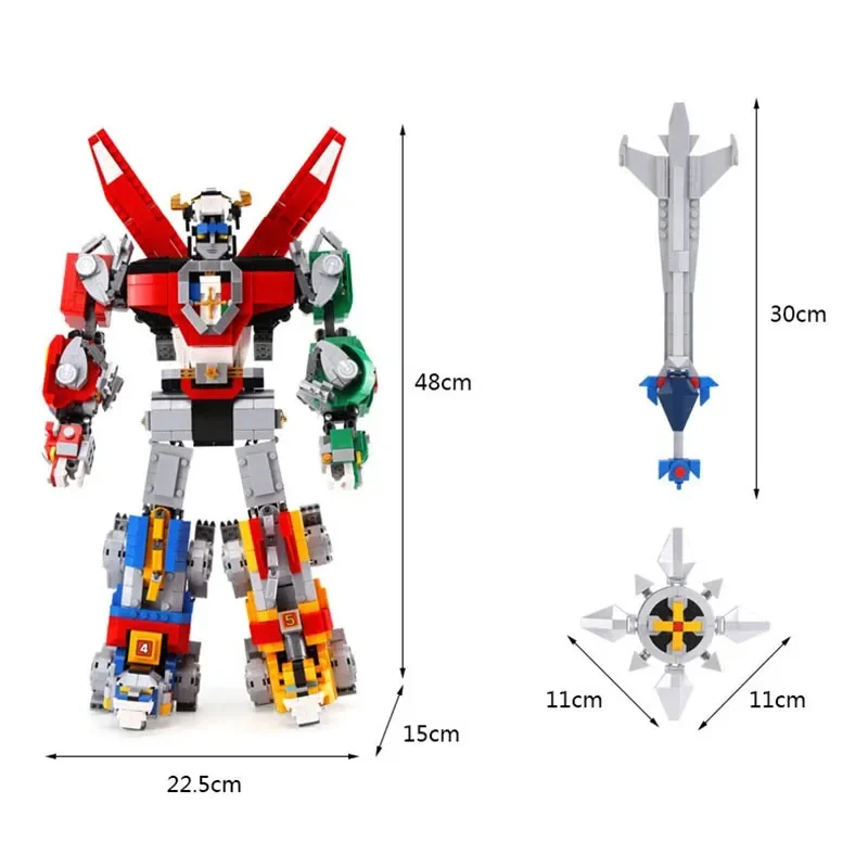 MINISO Disney 2334Pcs Ideas  Voltron Defender of The Universe Model Education Model 21311 Building Block Christmas Gifts For kid