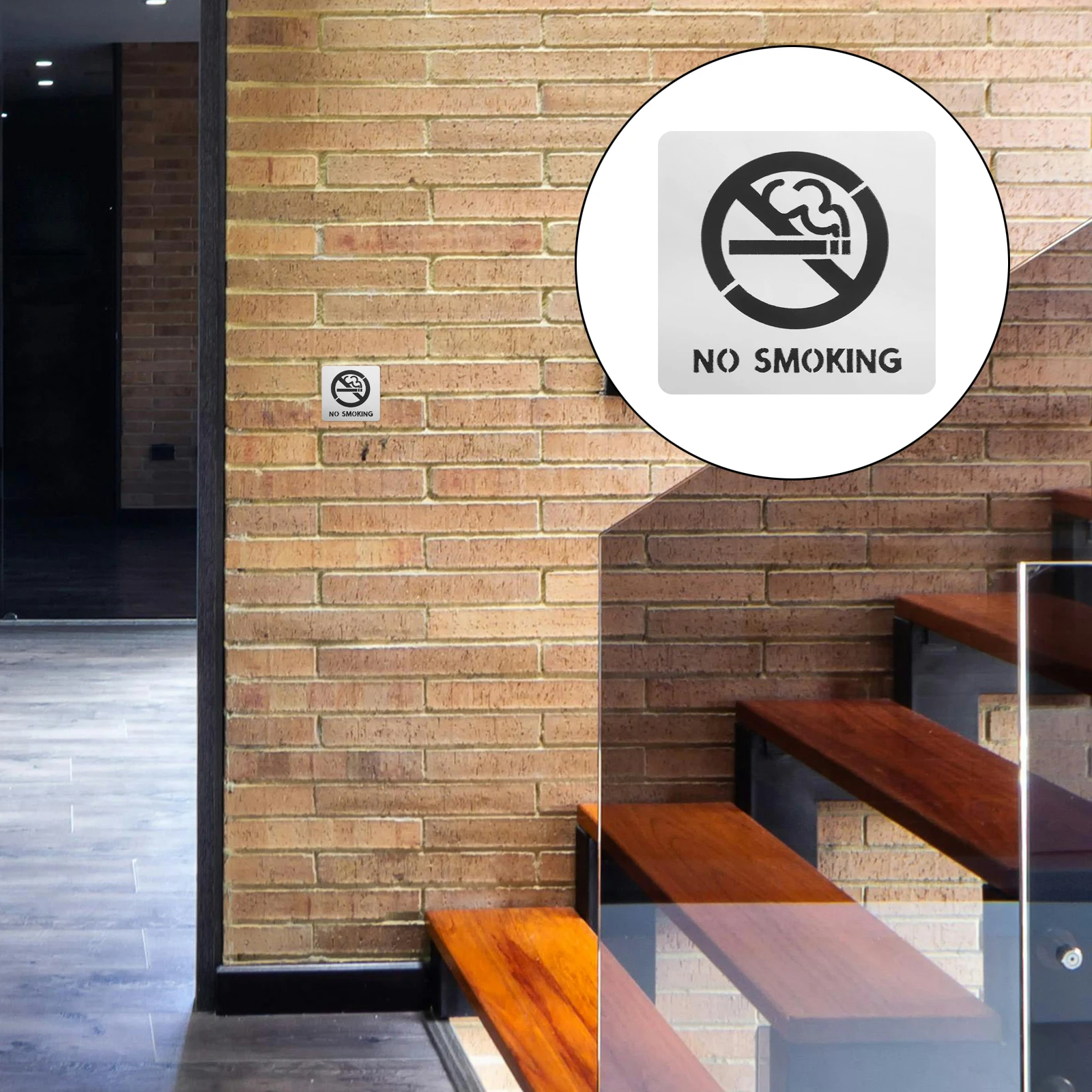 

Signage Self-Adhesive Stickers Waterproof Acrylic Business Restroom Conference Room Public Area