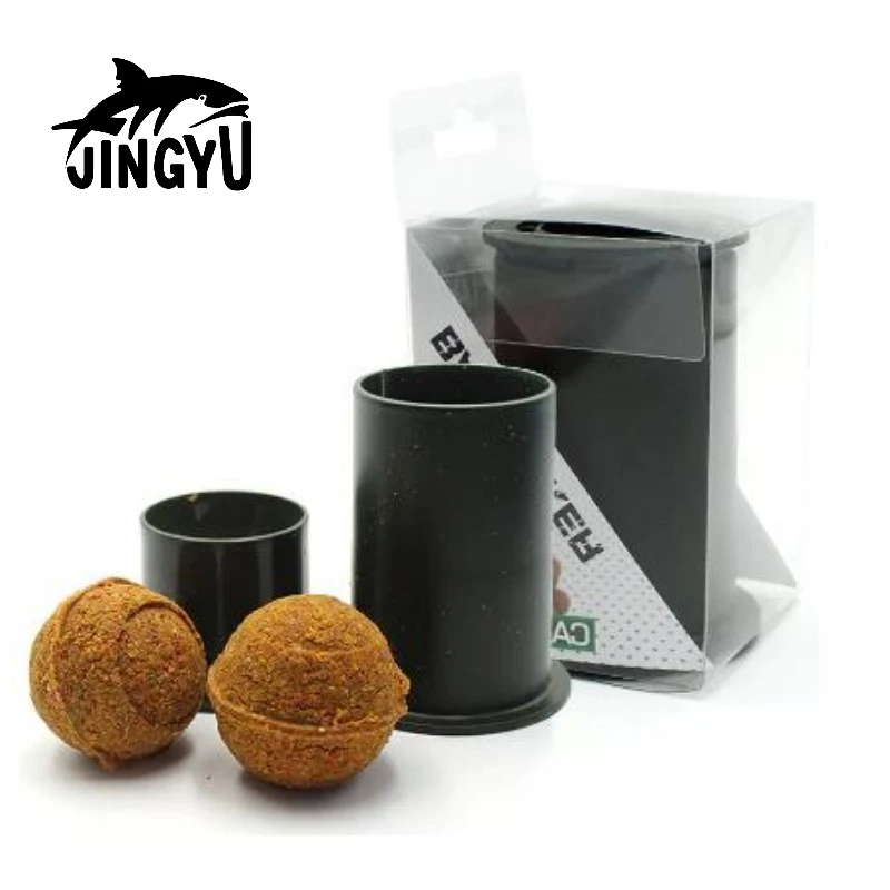 JINGYU Professional Tools SAIKO Round BOILIES Mould Bait Feeder Carp Fishing Fishing Tackle Squeeze Mold Fishing Tools Big Carp