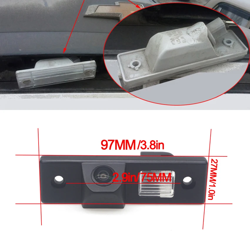 Starlight Night Vision 140° HD 1080P Car Rear View Camera For Chevrolet Spark 2005~2019 For Chevrolet Orlando 2010~2017 2018