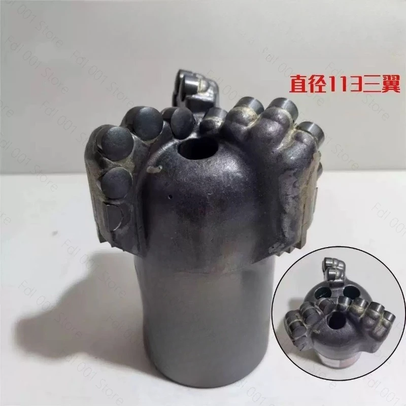 for PDC composite piece non-coring flat top circular arc roller drill bit coalfield exploration mine granite horizontal drilling