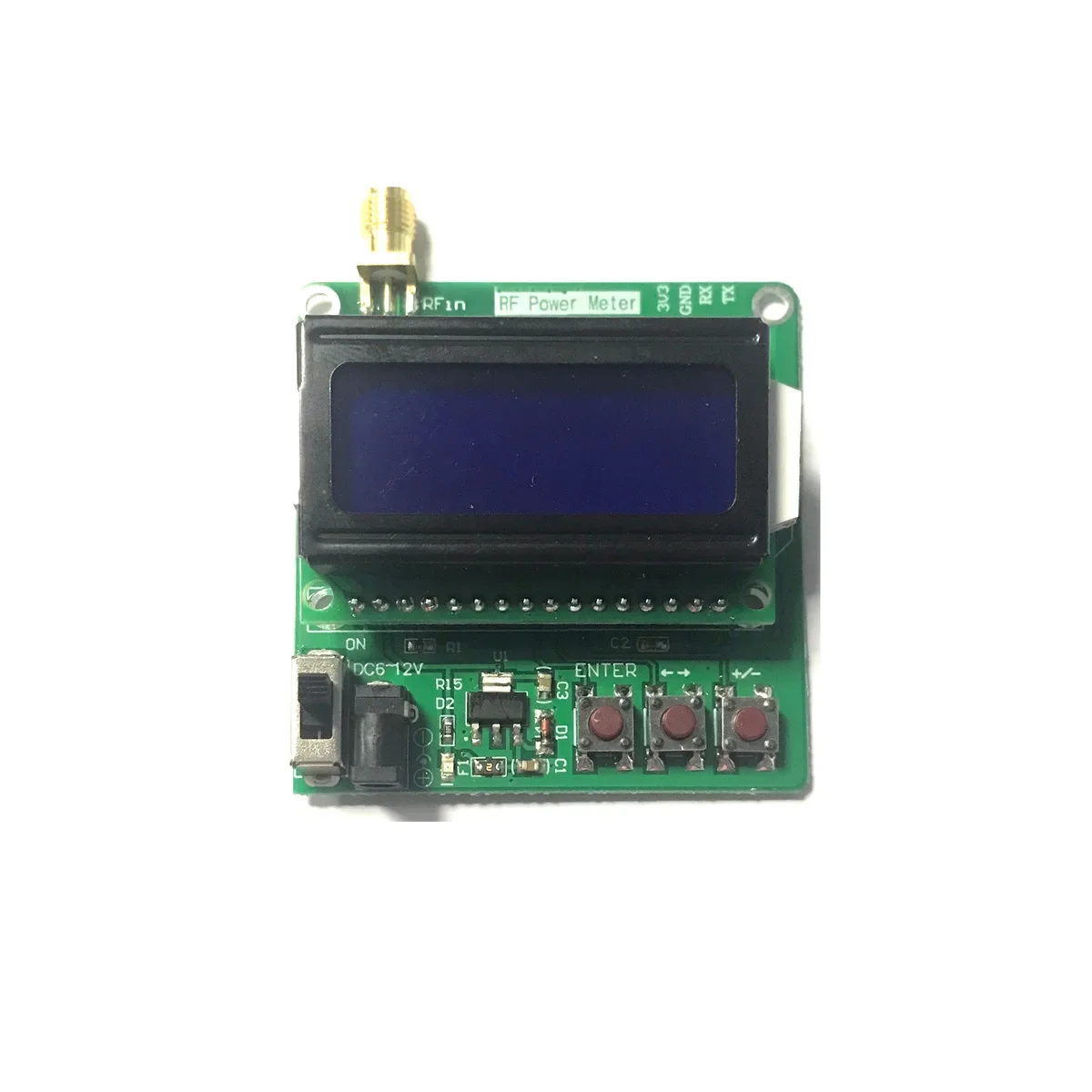 

subminiature 1MHZ-8000MHz RF power meter digital display RF attenuation value AT attenuation dB AMP FOR HAM wireless amplifier