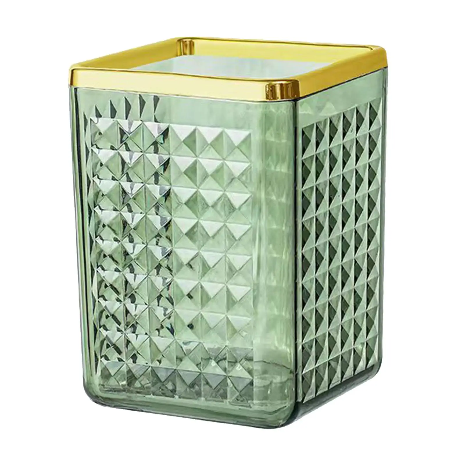 2x pencil ถ้วยบ้านถุงใส่เครื่องเขียนสำหรับดินสอเครื่องหมาย kuas Rias สีเขียว