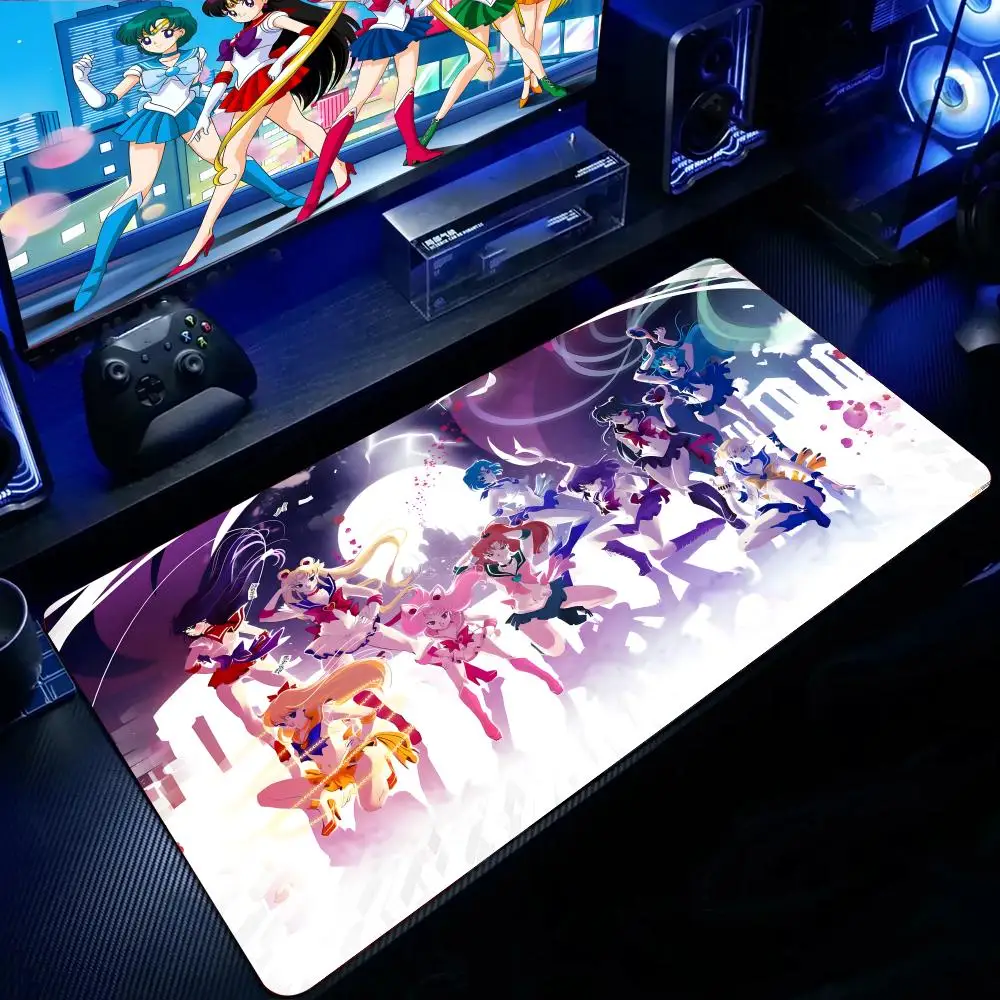 

Sailor Moon Mouse Pad Mousepad Large Gaming Mouse Pad LockEdge Thickened Computer Keyboard Table Desk Mat