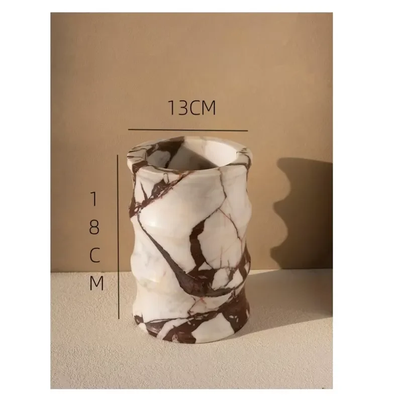 for Italian Romantic Natural Marble Ice Bucket Designer Villa Model Room Large Apartment Porch Living Room Creative Marble