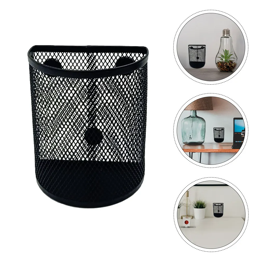 

Набор из 2 магнитных держателей для ручек: простые, гладкие, железные органайзеры для карандашей, настольные контейнеры для канцелярии для офиса, дома, школы, для хранения на столе