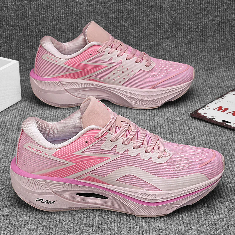 Running Shoes Men Women Flat Mesh Breathable Lightweight Outdoor Sports Jogging Shoes Comfortbale Lace-up Tennis Shoes for Men