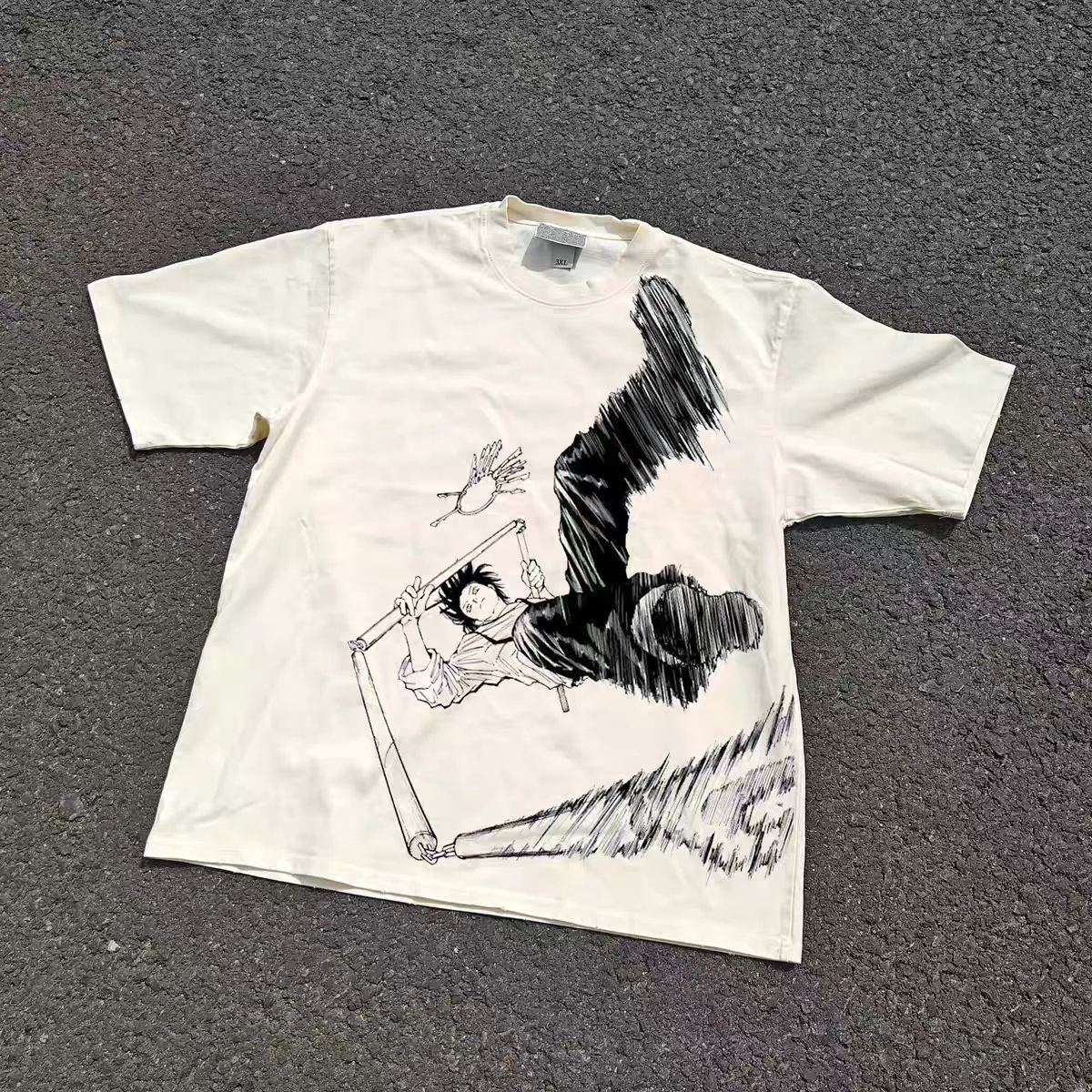 

Сакамото Daily Four Village Week с принтом японской плотной хлопковой футболки с короткими рукавами, мужская и женская летняя универсальная футболка для пар