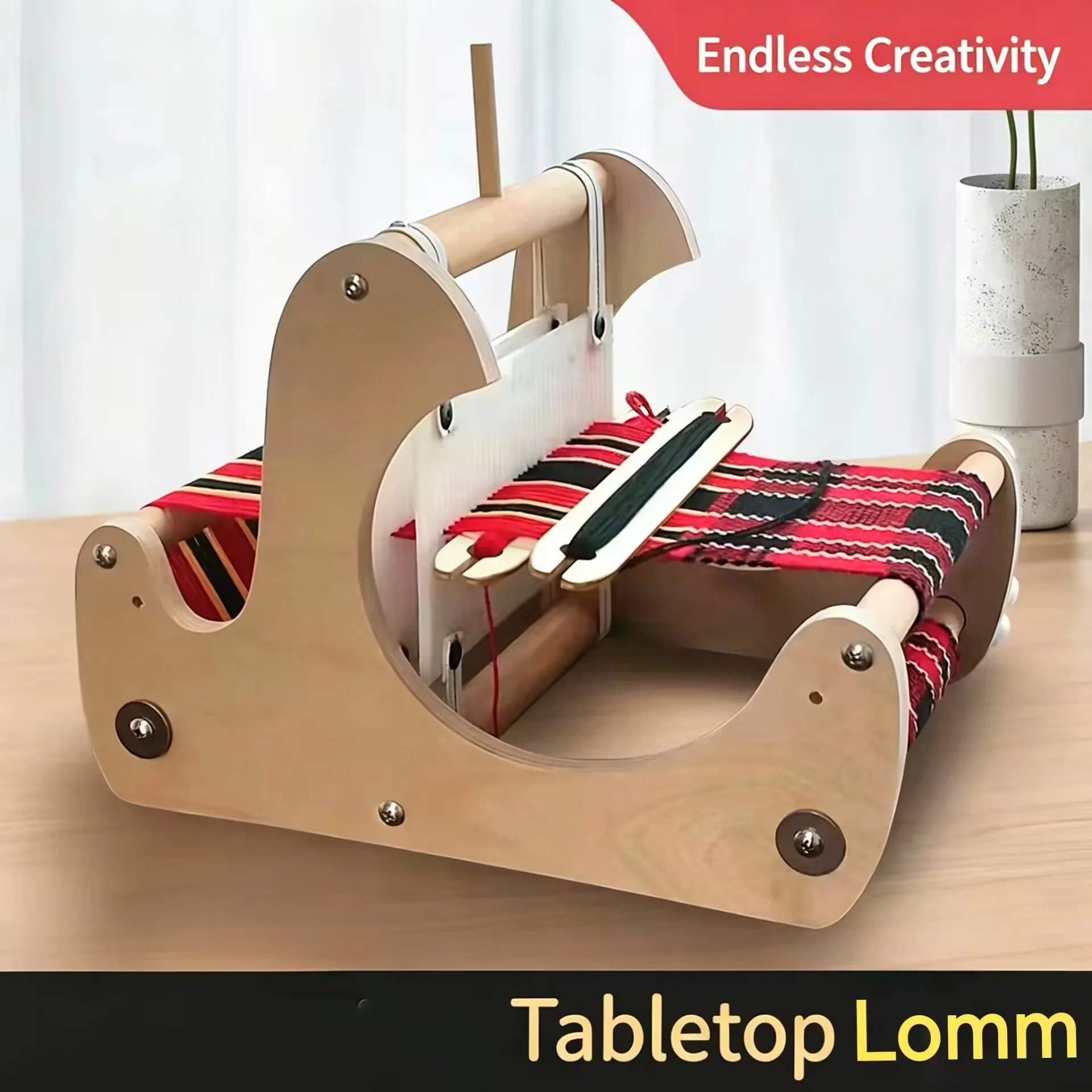 household tabletop loom simple hand knitting small loom mini adult split weaving