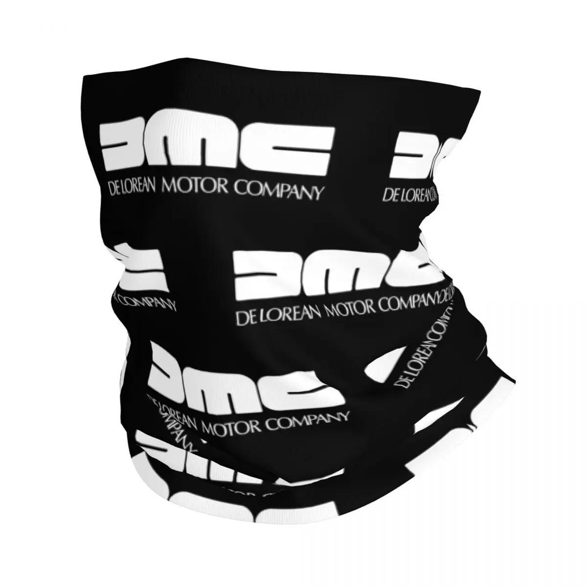 Delorean-Motor Company DMC Bandana Neck Cover Printed Wrap Scarf Multifunctional Balaclava Riding for Men Women Adult Winter