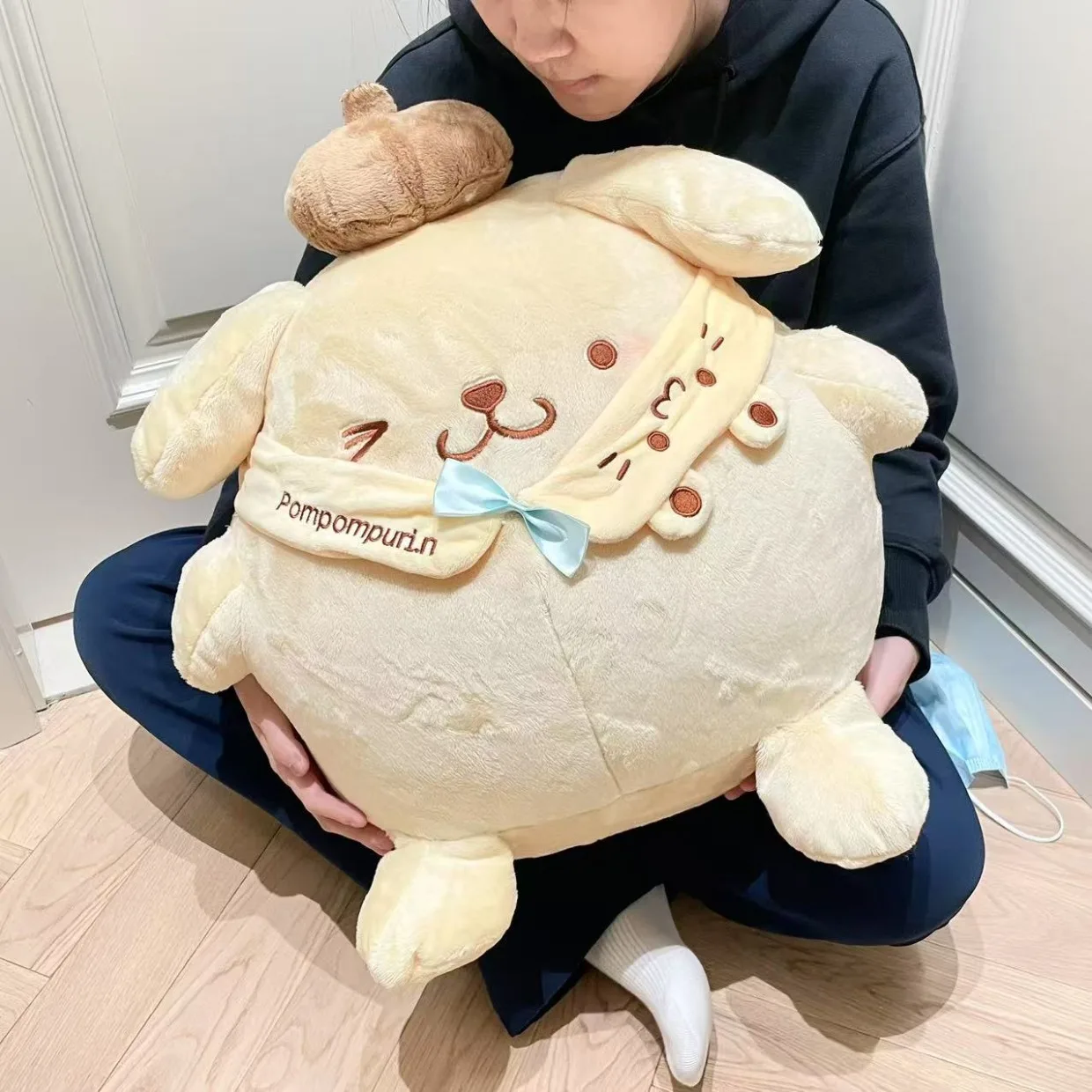 

Sanrio Pom Pom Purin Plushies Doll PomPomPurin Stuffed Anime Yellow Dog Plush Toy Comfortable Puppy Doll Gifts